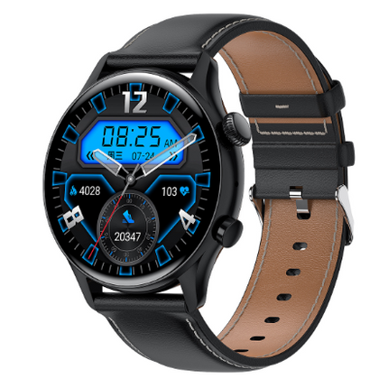 Round Dial True Waterproof NFC Screen Heart Rate Watch