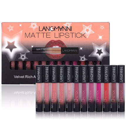 Matte Lipstick Waterproof Long-lasting Velvet Lipstick Set