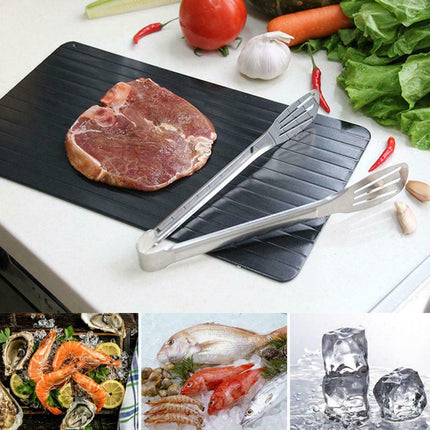 Fast Defrost Tray Fast Thaw Frozen Food Meat Fruit Quick Defrosting Plate Board Defrost Tray