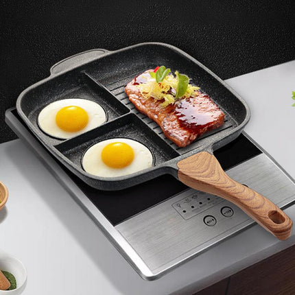 Fried steak pot multi-function household omelette pan pan induction cooker non-stick pan