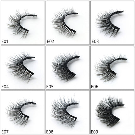 Magnetic Eyeliner magnet false eyelash three magnetization glue free