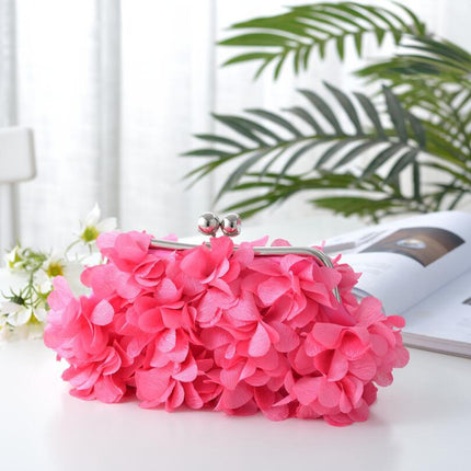 Flower Bridal Evening Banquet Clutch