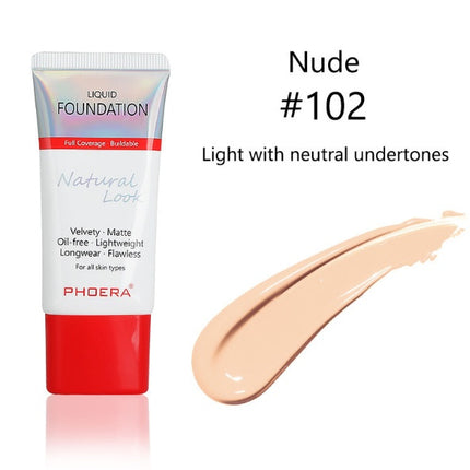 Matte Silky Tube Liquid Foundation