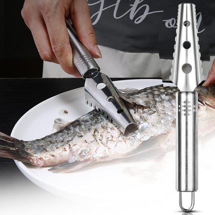 Stainless Steel Scale Removing Artifact Fish Killing Tool Kitchen Gadgets