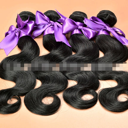 Real hair wig, hair styling hair extension, body wave human hair weaves