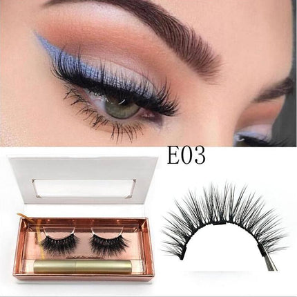 Magnetic Eyeliner magnet false eyelash three magnetization glue free