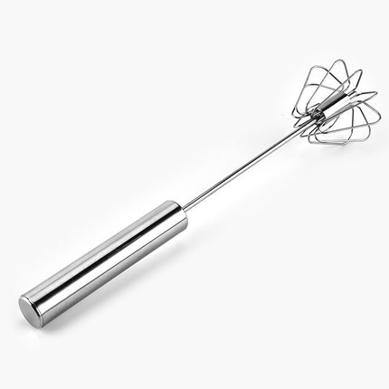 Stainless Steel Semi Automatic Egg Beater Kitchen Tools Hand Held