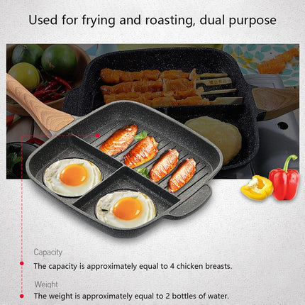 Fried steak pot multi-function household omelette pan pan induction cooker non-stick pan