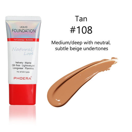 Matte Silky Tube Liquid Foundation