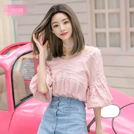 Short Straight hair fashion realistic wig