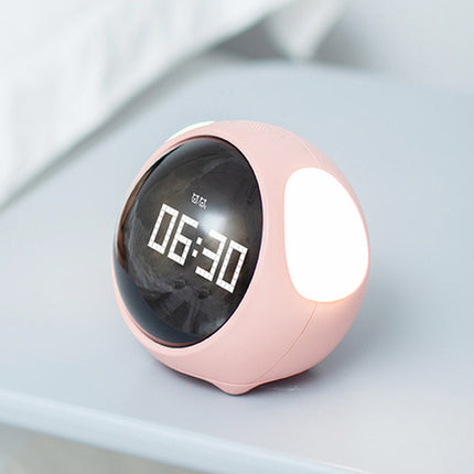 Alarm-Clock Wake-Up-Light Pixel Expression Home-Decoration Digital Electronic Cute Multi-Function