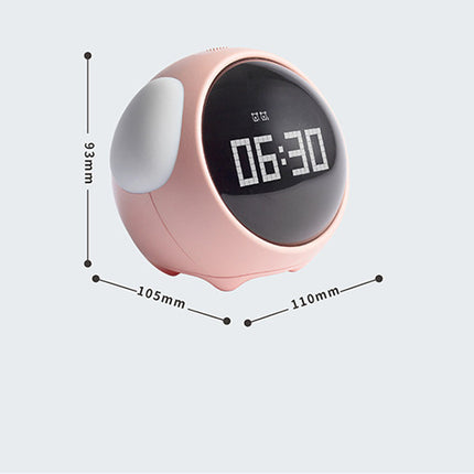 Alarm-Clock Wake-Up-Light Pixel Expression Home-Decoration Digital Electronic Cute Multi-Function