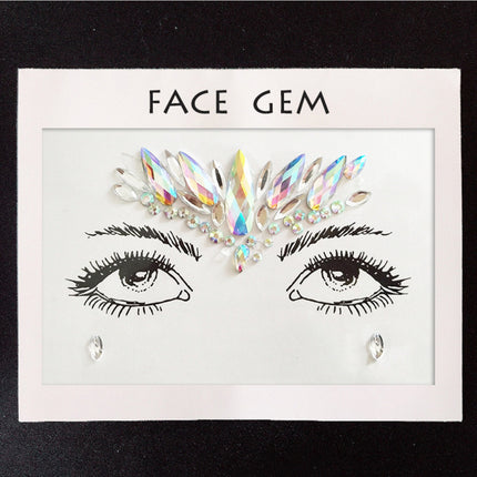 Tear Eye Makeup Stickers Eye Jewelry Tear Mole Patches Bright Water Glitter Diamond