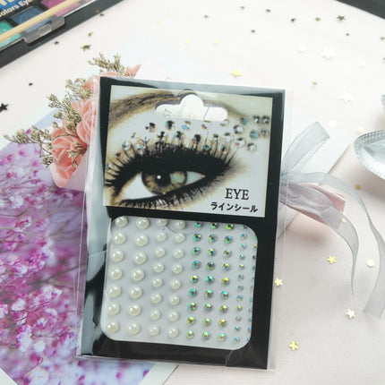 Tear Eye Makeup Stickers Eye Jewelry Tear Mole Patches Bright Water Glitter Diamond