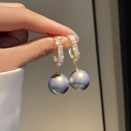 New Fashion Oversized White Pearl Drop