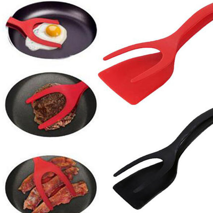 2 In 1 Grip And Flip Egg Spatula Omelet Overturned