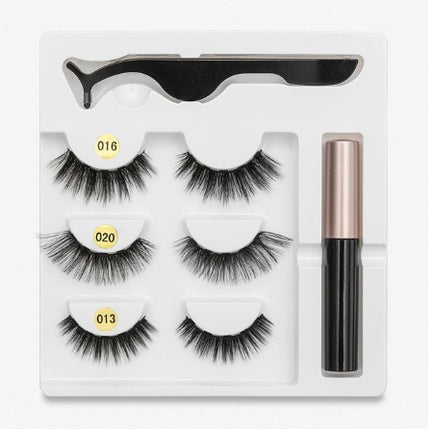 A Pair Of False Eyelashes With Magnets