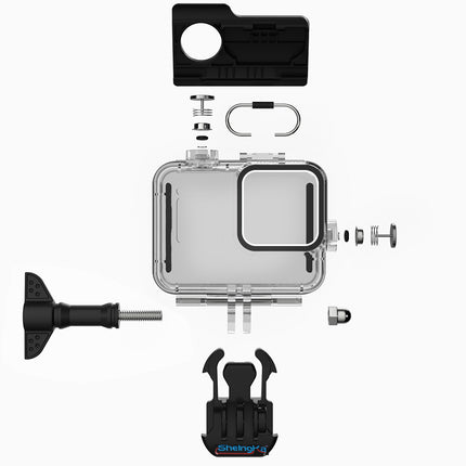 Go-pro 8 9 Black Waterproof Case Go-pro 8 9 Accessories