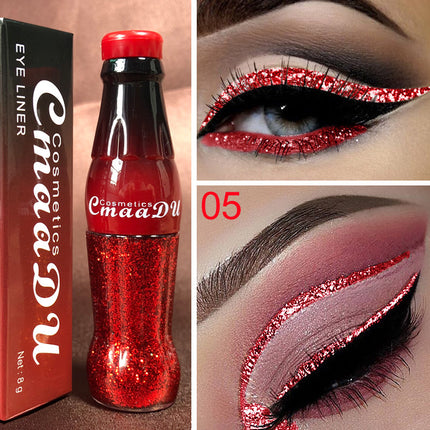 Color Eyeliner Glitter Pencil Women Party Smoky Sexy Eyes Liner Diamond Shining Glitter Eyeliner Makeup Cosmetics Beauty