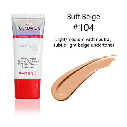 Matte Silky Tube Liquid Foundation