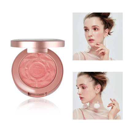 Single color blush makeup