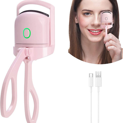 Eyelash Curler Portable Electric Heated Comb Eye Lash Long Lasting Eyelashes Curls Thermal Eyelash Curler