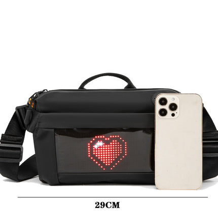 Led Waist Crossbody Cool Design Sports Chest Bag