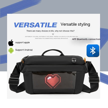 Led Waist Crossbody Cool Design Sports Chest Bag