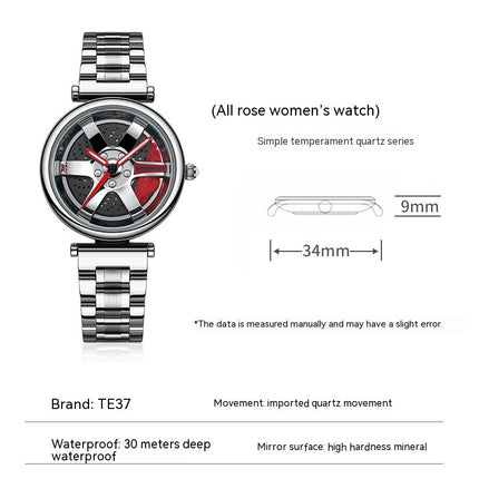 Women's Calipers Three-dimensional Hollow Forged Car Dial