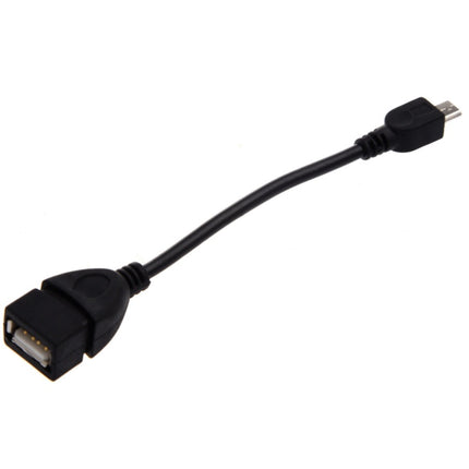 USB A 2.0 Female to Micro USB B Male OTG Adapter Data Cable