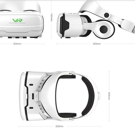 Head-mounted Adjustable HD VR Glasses With Headset