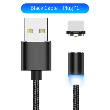 Compatible with Apple , YBD 1m magnetic LED charging cable