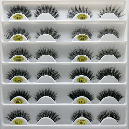 3D mink hair false eyelashes