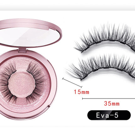 Natural Long Lasting Magnetic Liquid Eyeliner & Magnetic False Eyelashes & Tweezer Set Make up Set