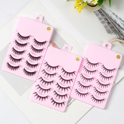 5 Pairs Manga Lashes New Arrival Anime Cosplay Natural Wispy Makeup Artificial False Eyelashes