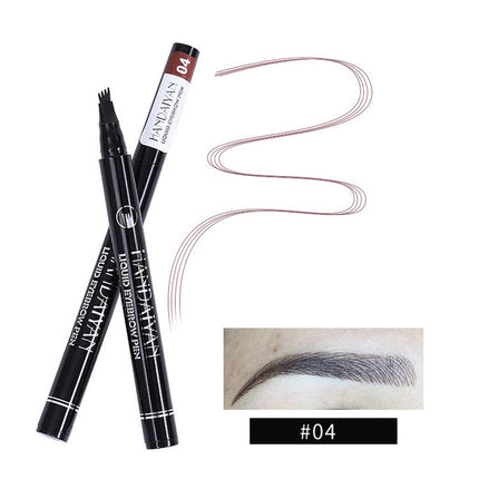 Four-head Eyebrow Pencil Liquid Eyebrow Pencil Tattoo