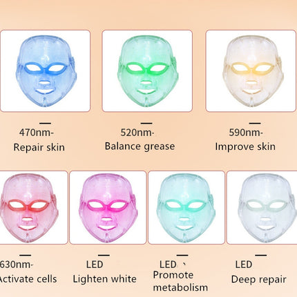 Photon Skin Rejuvenation Instrument Home Colorful Led Mask