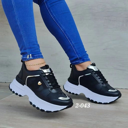 Women's Fashion Heel Lifted Sneakers