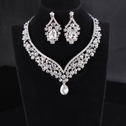 Alloy diamond bridal set accessories