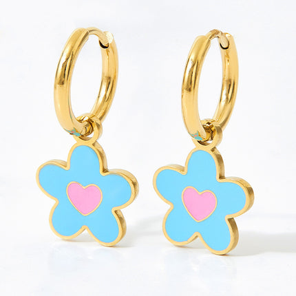 Women's Alloy Cute Colorful Oil Necklace Earrings