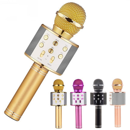 Wireless Microphone Portable Bluetooth Mini For Music Playing Singing Speaker Player