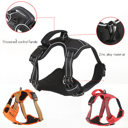 Dog Harness No Pull  No Choke Breathable Reflective Pet Harness Vest