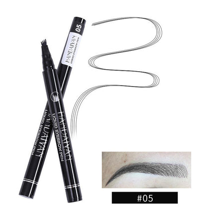 Four-head Eyebrow Pencil Liquid Eyebrow Pencil Tattoo