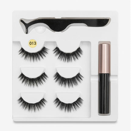 A Pair Of False Eyelashes With Magnets