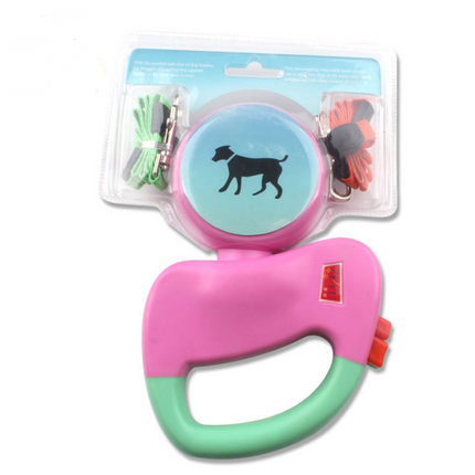 Retractable Dual Pet Dog Walking Leash