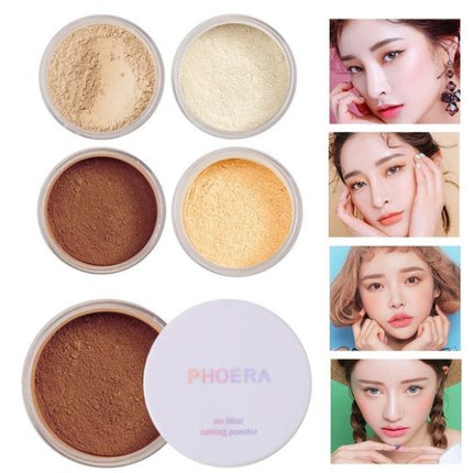 Loose Face Powder Translucent Smooth Setting Foundation Makeup