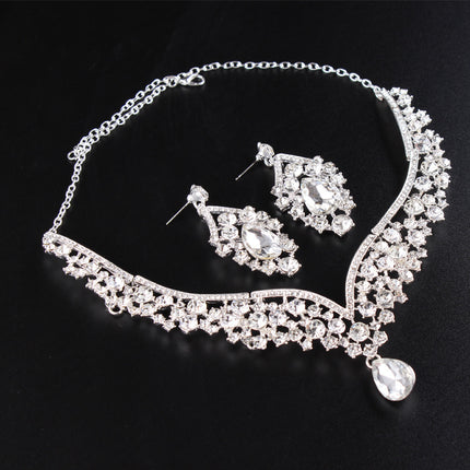 Alloy diamond bridal set accessories