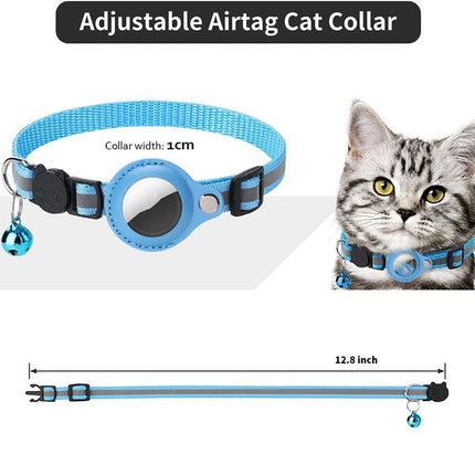 Pet Collar With Bell Air tag Reflective Collar