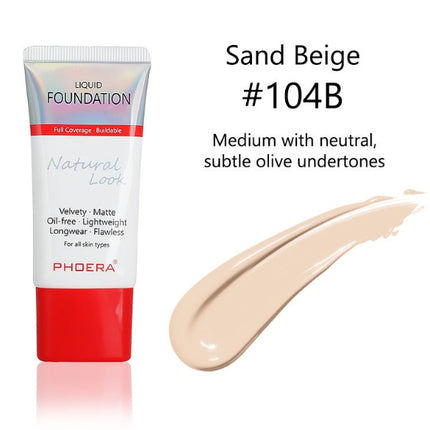 Matte Silky Tube Liquid Foundation