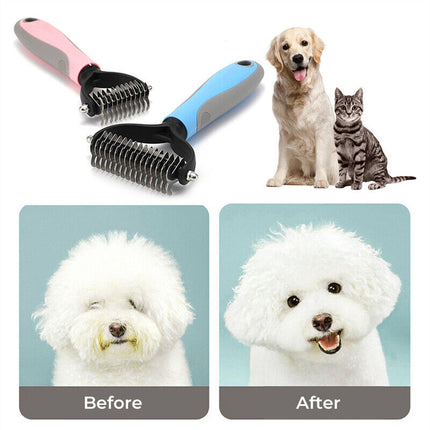 Grooming Brush For Pet Dog Cat Fur Remover Comb